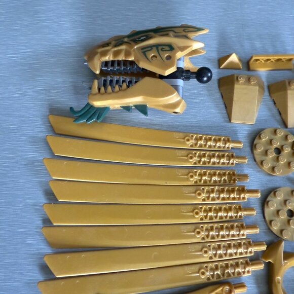 Lego Ninjago Weapons Accessories Lot Gold Sword Sai Knife Wheels Throwing Stars - Picture 8 of 15